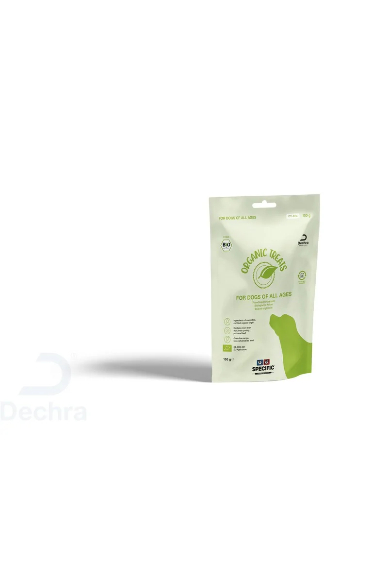 Comida Para Perro Specific Canine Ct-Bio Organic Treats Caja 6X100Gr