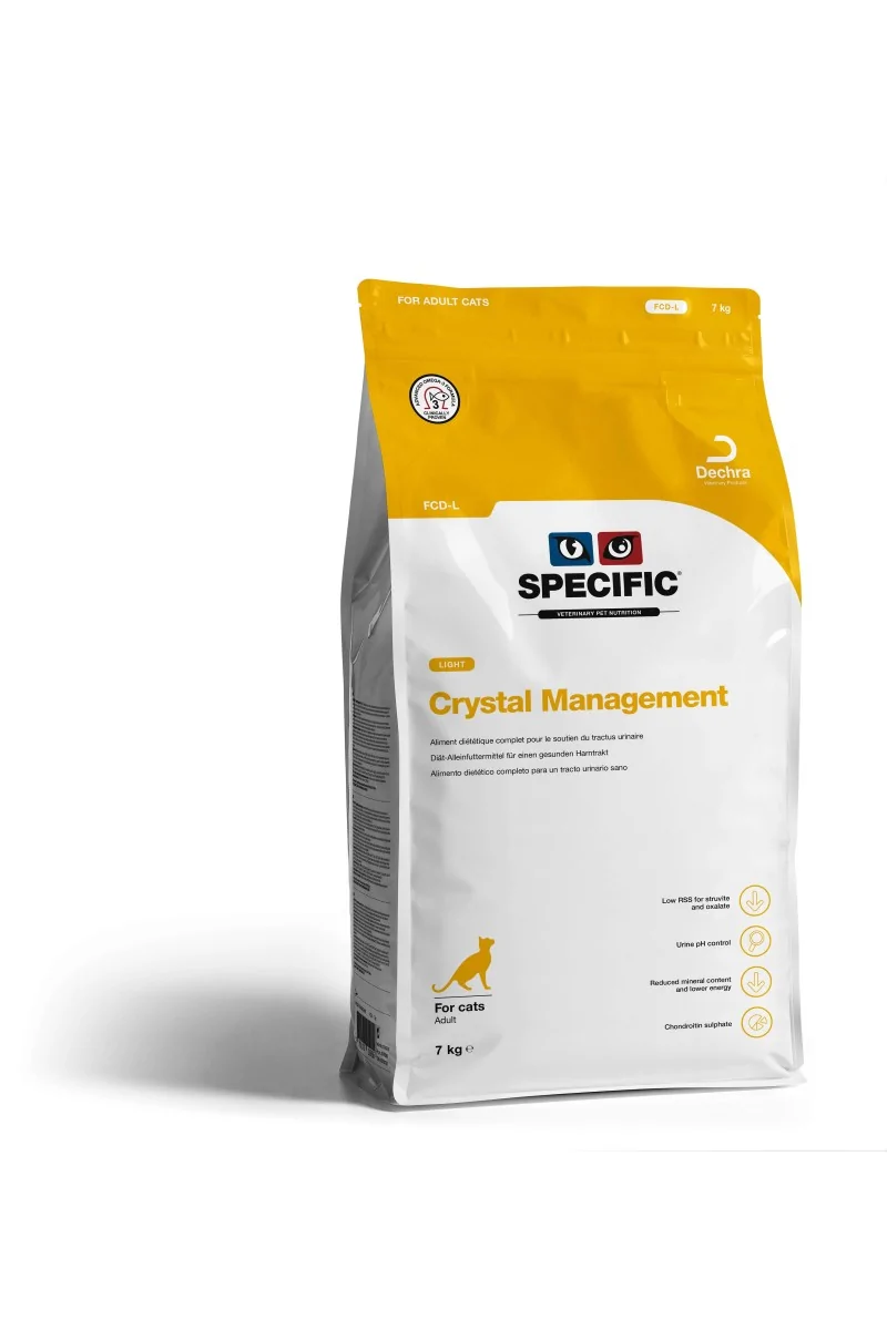 Comida para Gato Specific Feline Adult Fcd-L Crystal Management Light 7Kg