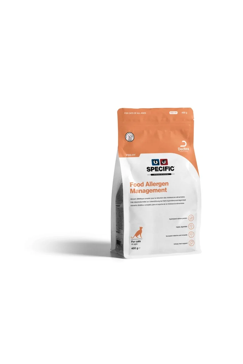 Comida para Gato Specific Feline Adult Fdd-Hy Food Allergen Management 400Gr