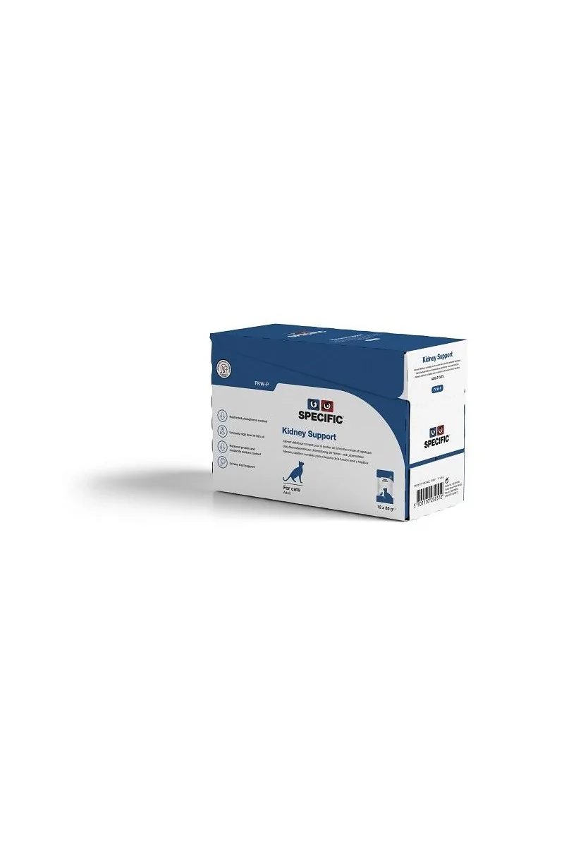 Comida Húmeda Gato Specific Kidney Support Pouch Caja 12X85Gr