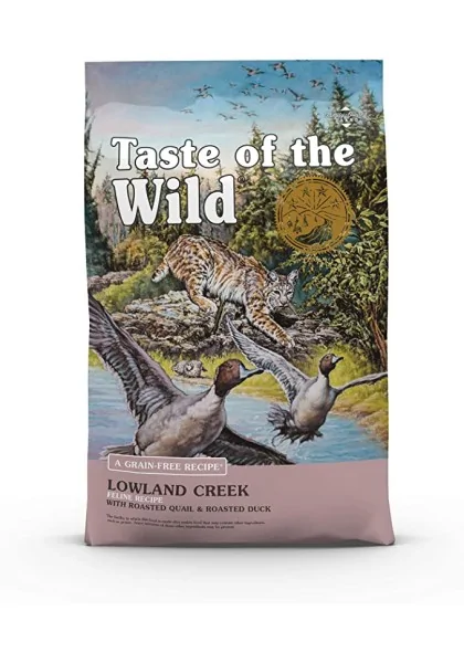 Proteinas Premium Gato Taste Feline Adult Lowland Creek Codorniz 6,6Kg