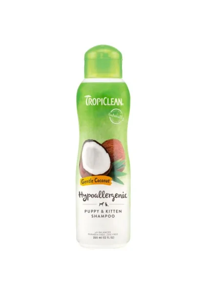 Higiene Tropiclean Champu Hipoalergenico Suave Coco 355Ml