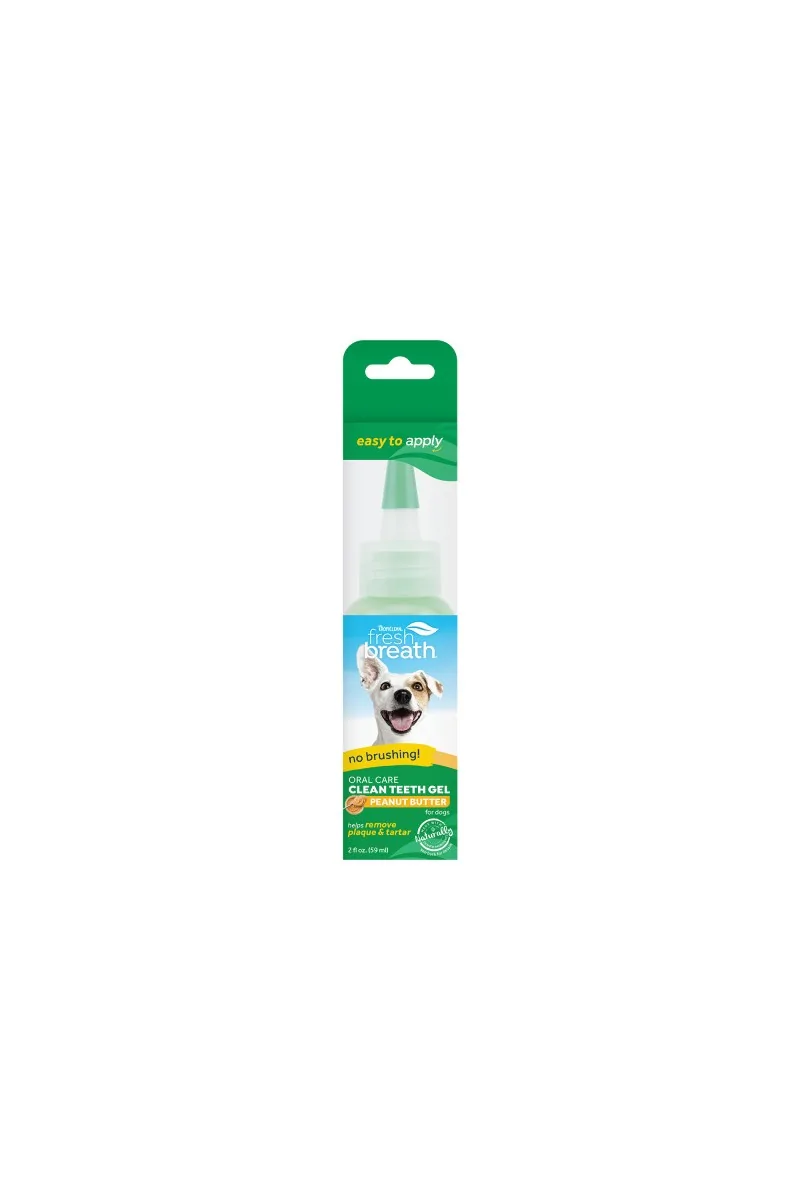 Higiene Tropiclean Fresh Breath Gel Dental Cacahuete Perro 59Ml