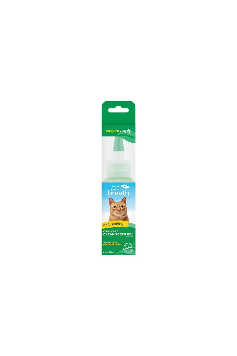 Higiene Tropiclean Fresh Breath Gel Dental Sin Cepillado Gato 59Ml