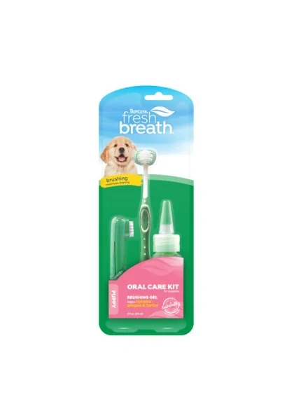 Higiene Tropiclean Fresh Breath Kit Higiene Dental Para Cachorros