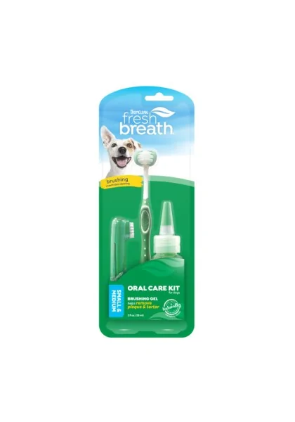 Higiene Tropiclean Fresh Breath Kit Higiene Dental Perros Grandes