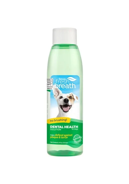 Higiene Tropiclean Fresh Breath Solucion Higiene Dental Perros 473Ml