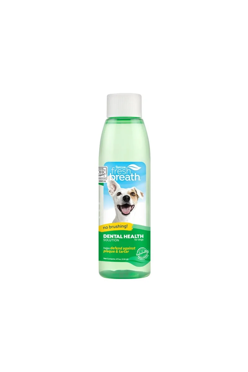 Higiene Tropiclean Fresh Breath Solucion Higiene Dental Perros 473Ml