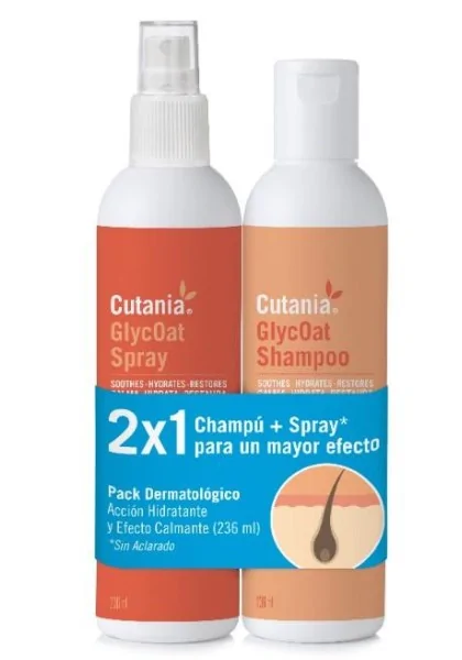 Cutania Glycoat Pack Champu 236Ml+Spray 236Ml