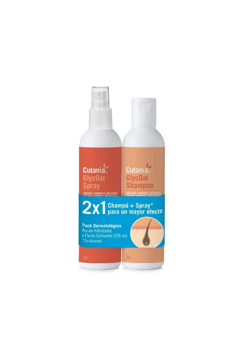 Cutania Glycoat Pack Champu 236Ml+Spray 236Ml