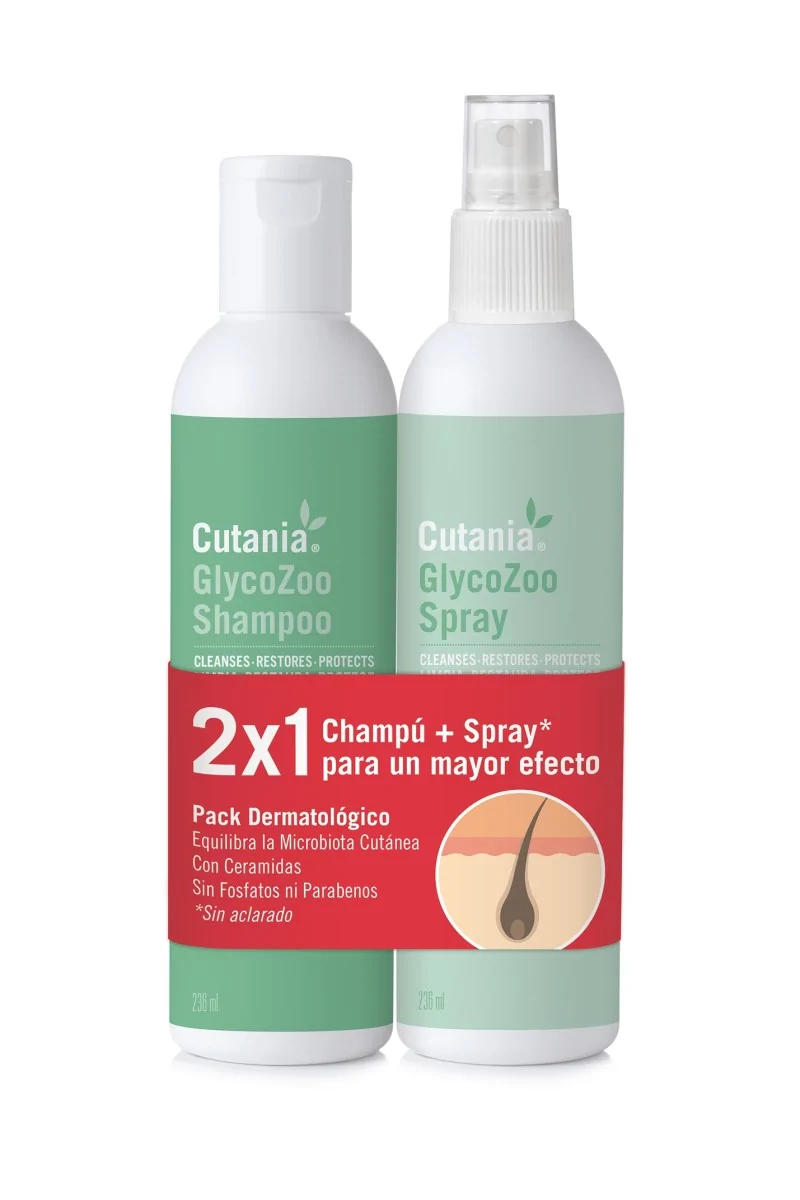 Cutania Glycozoo Pack Champu 355Ml+Spray 236Ml