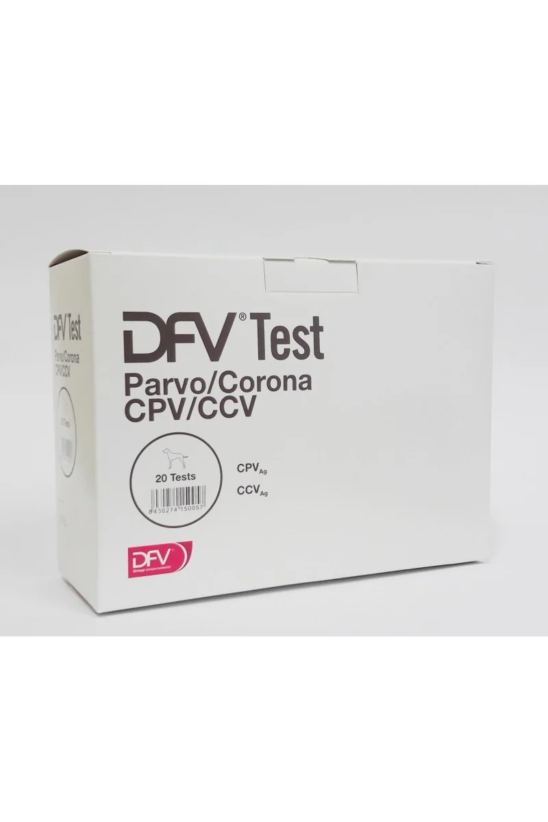 Test DFV Para Perro Parvo Corona 20Uds