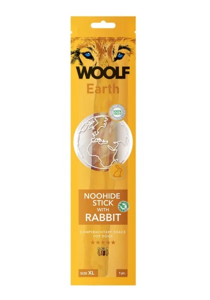 Suplemento Premio Perro  Woolf Earth Stick  Conejo XL 85gr