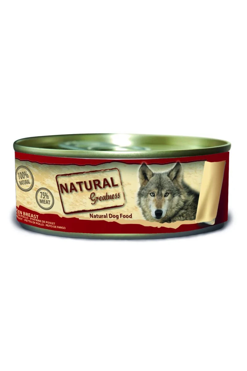 Comida Natural Greatness Perro Pechuga de Pollo 156 g