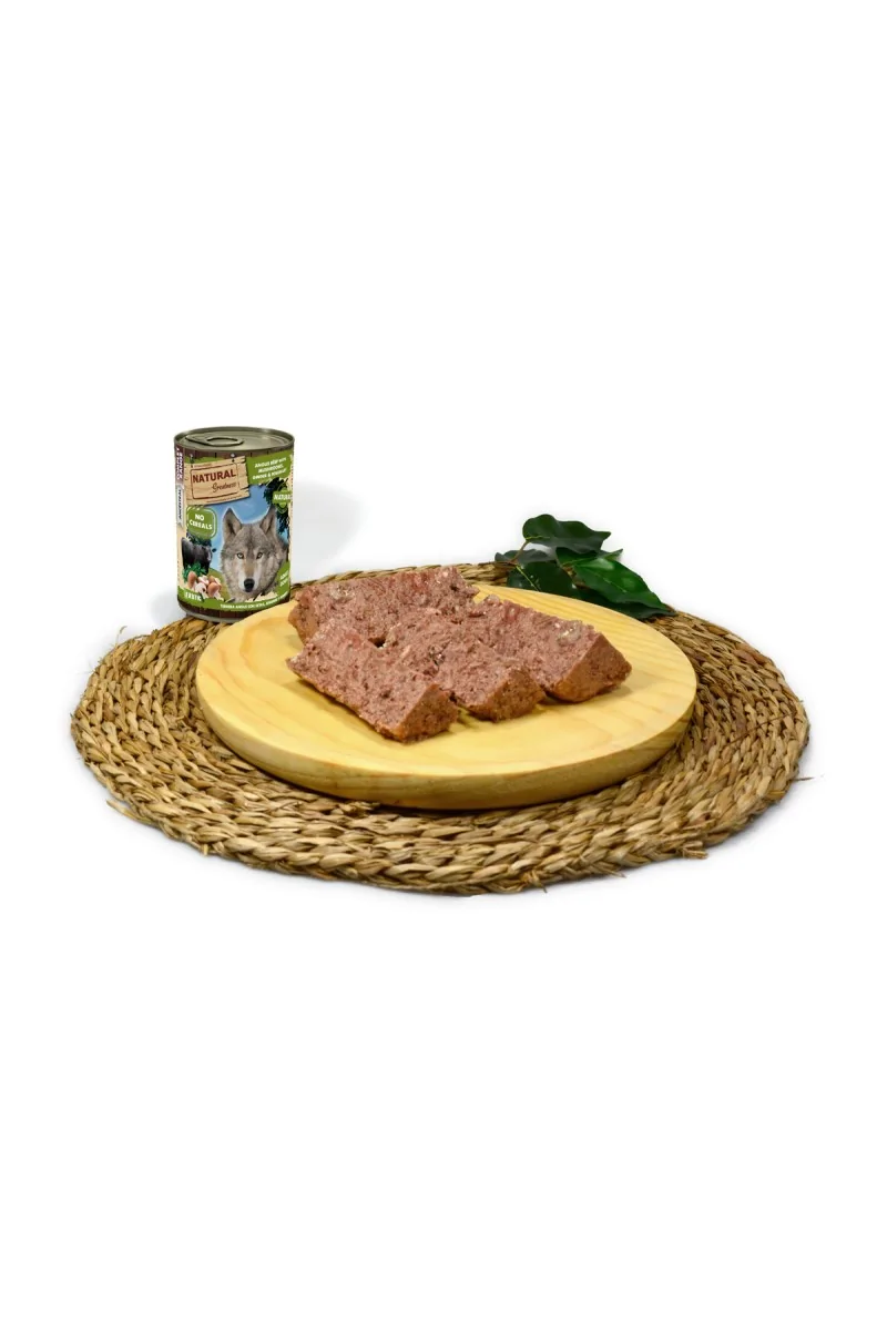 Comida Húmeda Perro Ternera Angus Jengibre y Romero 400 g