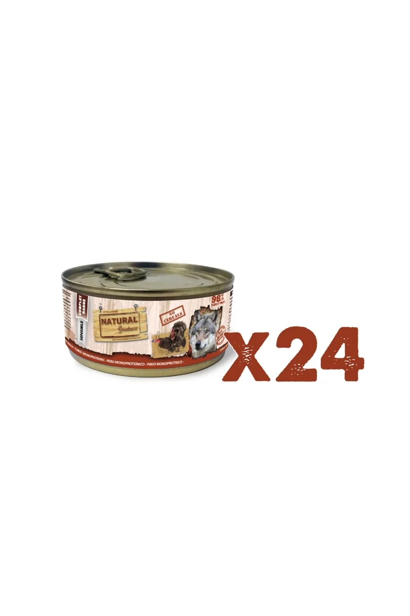 Comida Natural Greatness Perro Receta Monoproteica de Pavo 170 g