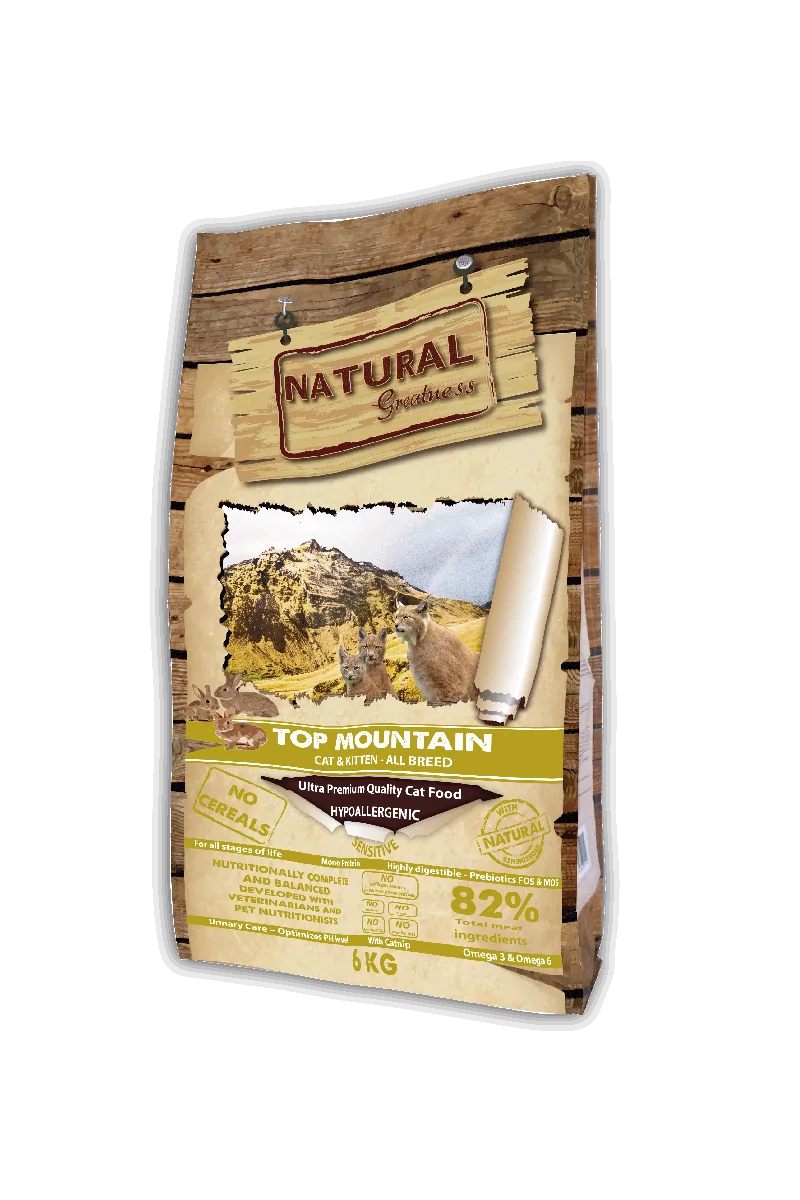 Comida Natural Para Gato Adulto Premium Conejo y Guisante 6 kg