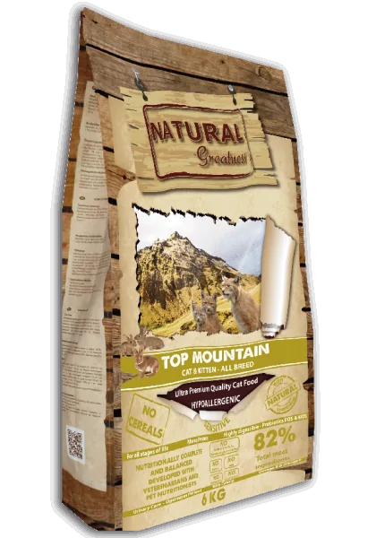 Comida Natural Para Gato Adulto Premium Conejo y Guisante 6 kg