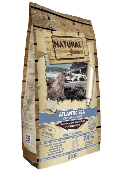 Comida Natural Gato Adulto Premium Salmon y Pollo 5 kg