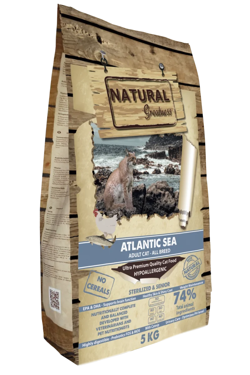 Comida Natural Gato Adulto Premium Salmon y Pollo 5 kg