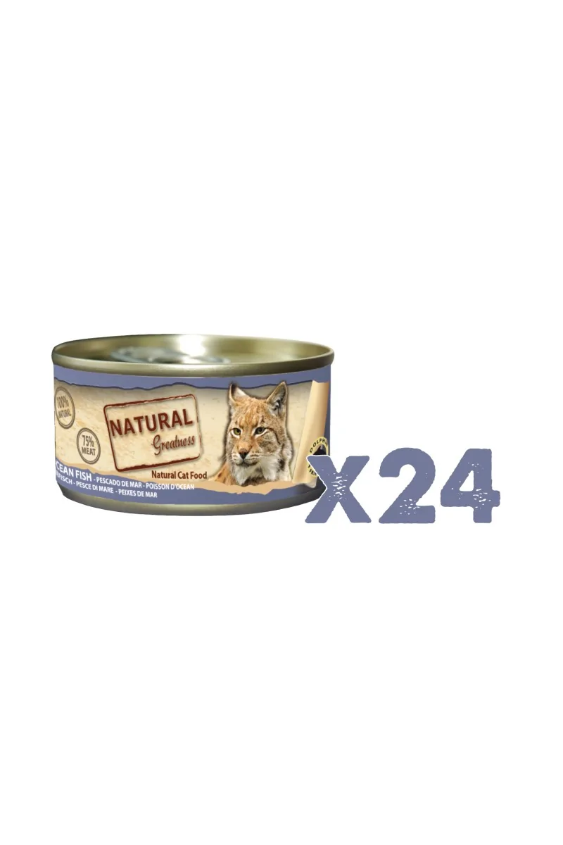 Comida Premium Para Gatos Con Pescado del Mar Caballa y Besugo 70 g