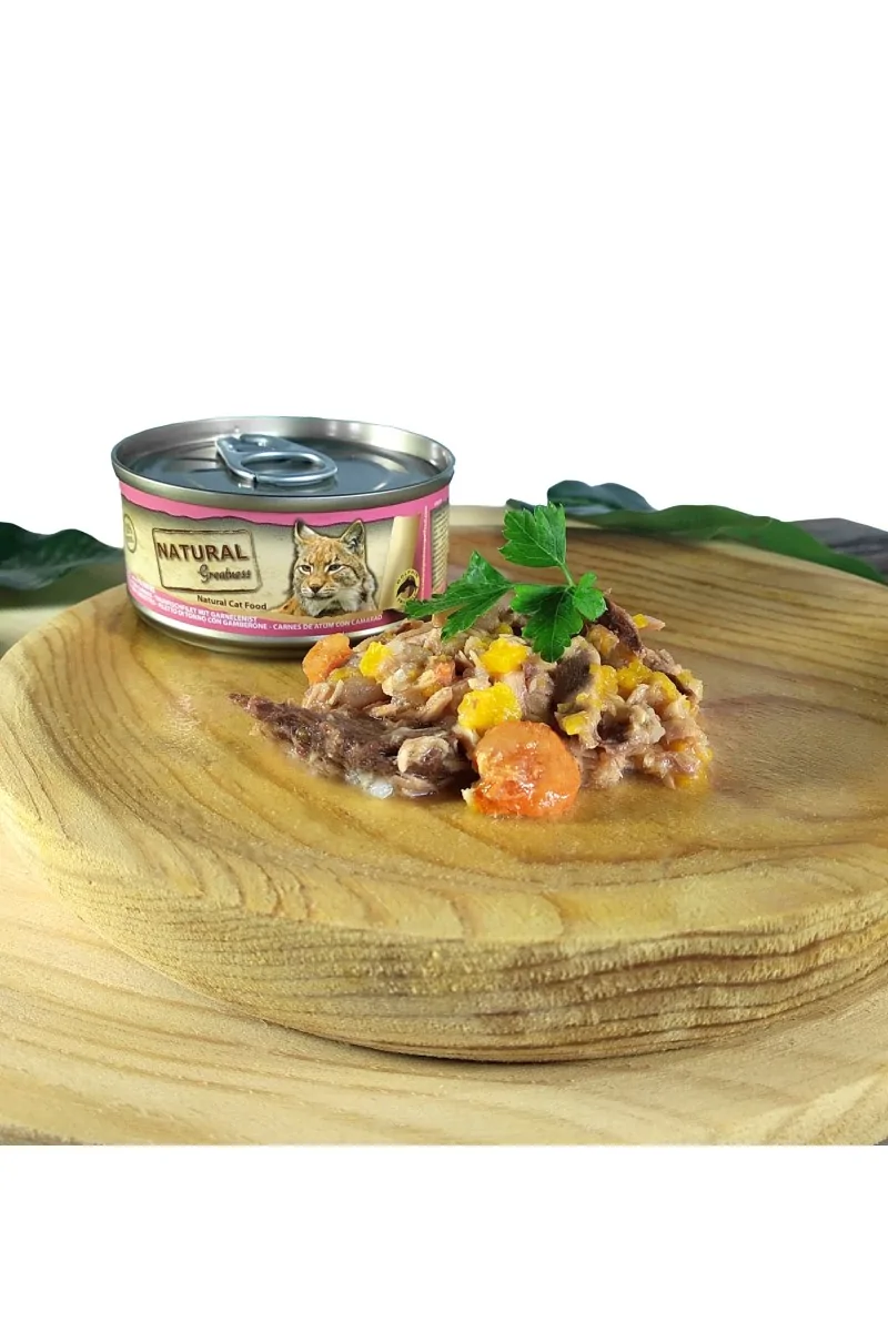 Comida Premium Para Gatos Con Filete de Atún y Gambas 70 g