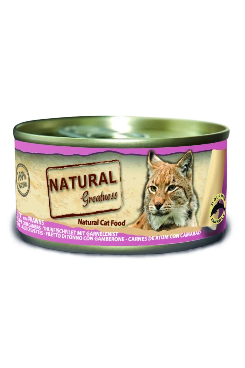 Comida Premium Para Gatos Con Filete de Atún y Gambas 70 g