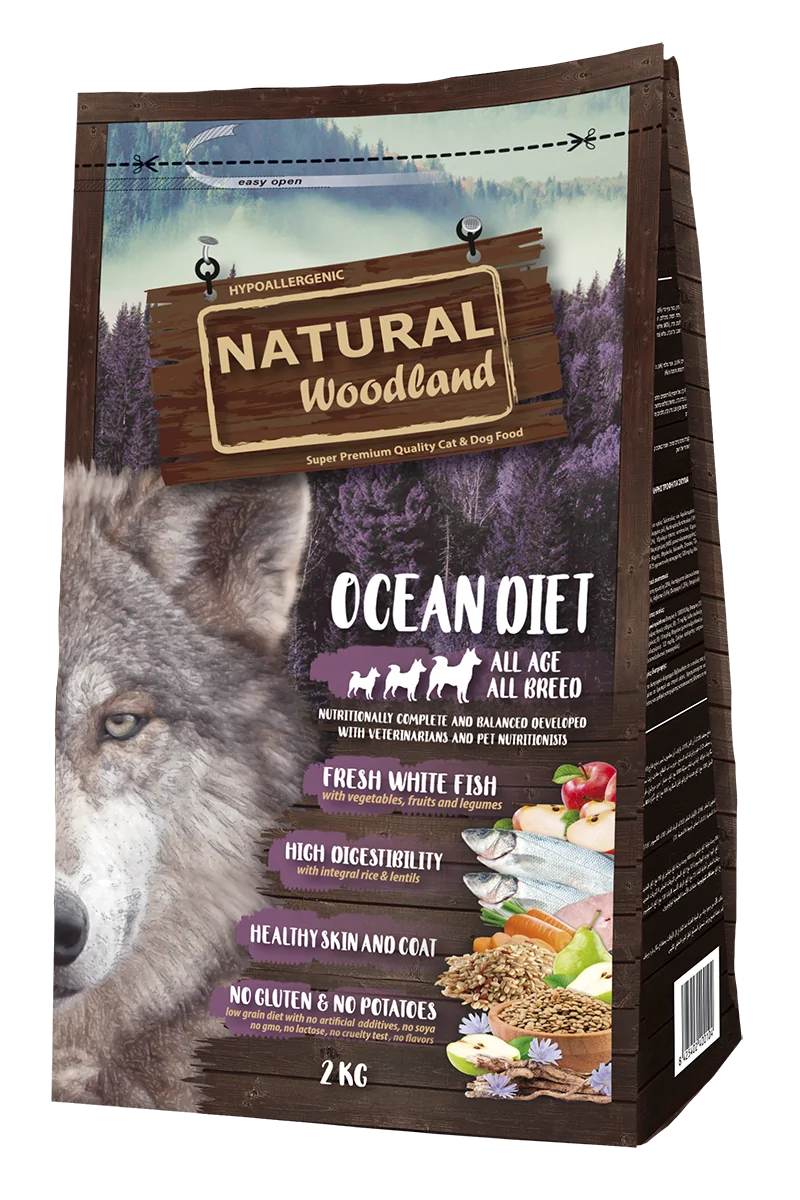 Pienso Natural Woodland Perro Premium Con Atún y Arroz 2 kg