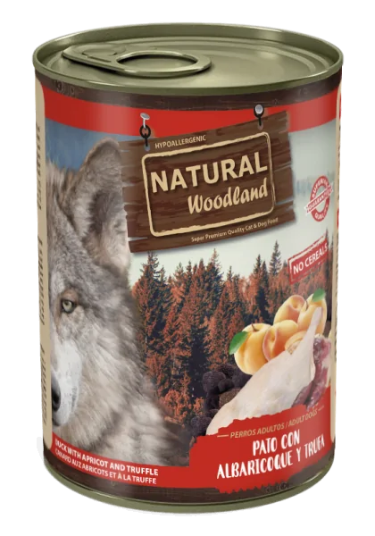 Comida Natural Woodland Perro Con Ganso y Trufa 400 g