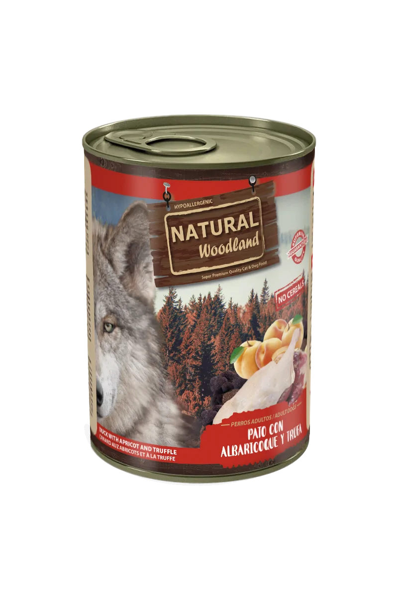 Comida Natural Woodland Perro Con Ganso y Trufa 400 g