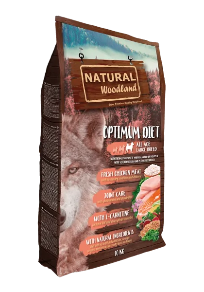 Pienso Natural Woodland Perro Premium Con Pavo Pollo y Arroz 10 kg