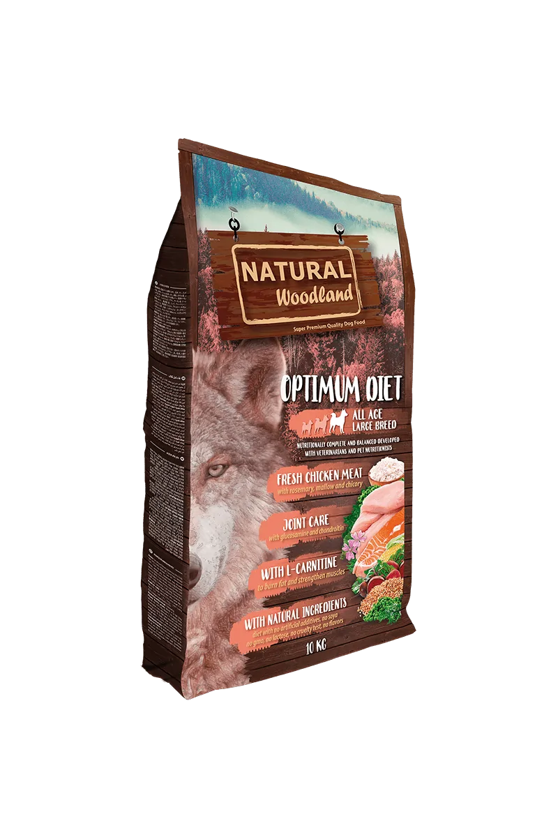 Pienso Natural Woodland Perro Premium Con Pavo Pollo y Arroz 10 kg