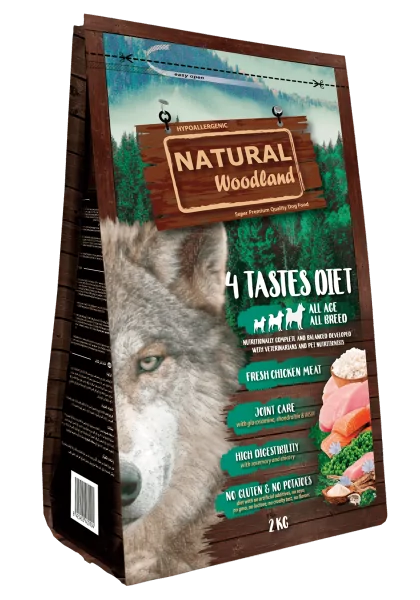 Pienso Natural Woodland Perro Premium Con Pavo y Salmon 2 kg