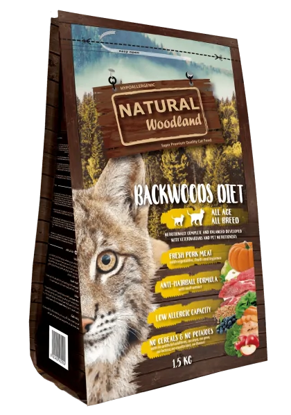 Pienso Natural Gatos y Gatitos con Jabalí y Guisantes 1,5 kg