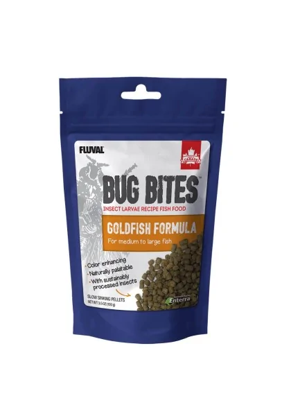 Comida Gránulos Peces Fluval Bug Bites Agua Fría Pellets 100g Pellets