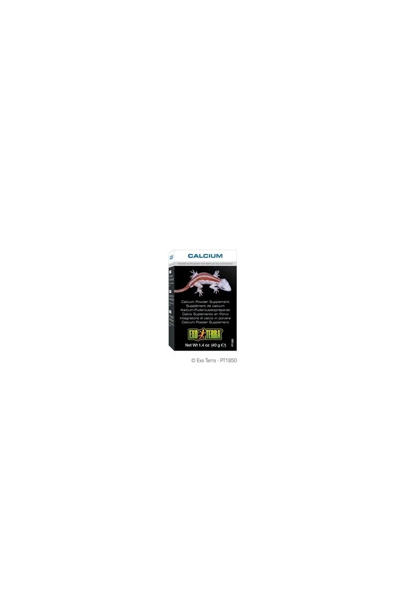 Comida Polvo Reptiles Exo Terra Calcio en Polvo 40g