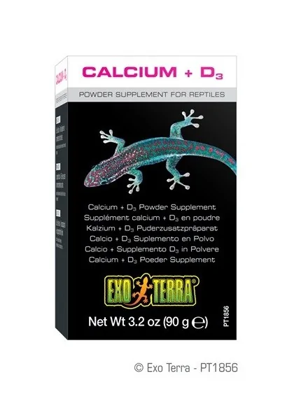 Comida Caja Reptiles Exo Terra Calcio Vitamina D3 90g