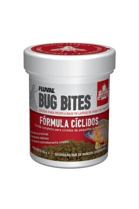 Comida Gránulos Peces Fluval Bug Bites Cíclidos Pellets 100g Gránulos