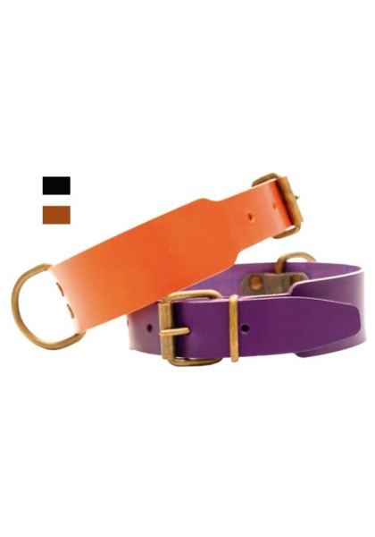 Collares Perro  Coll. Bull-Dog Hard Cuero Marrón 1L450 A40