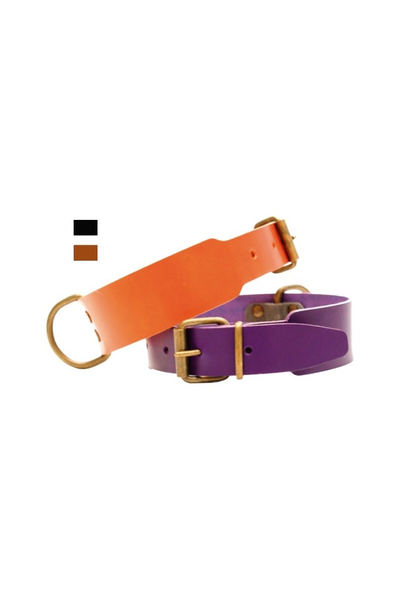 Collares Perro  Coll. Bull-Dog Hard Cuero Marrón 1L450 A40