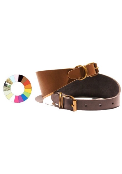 Collares Perro  Collar Leather Galgo NG 22-32 L350 A50