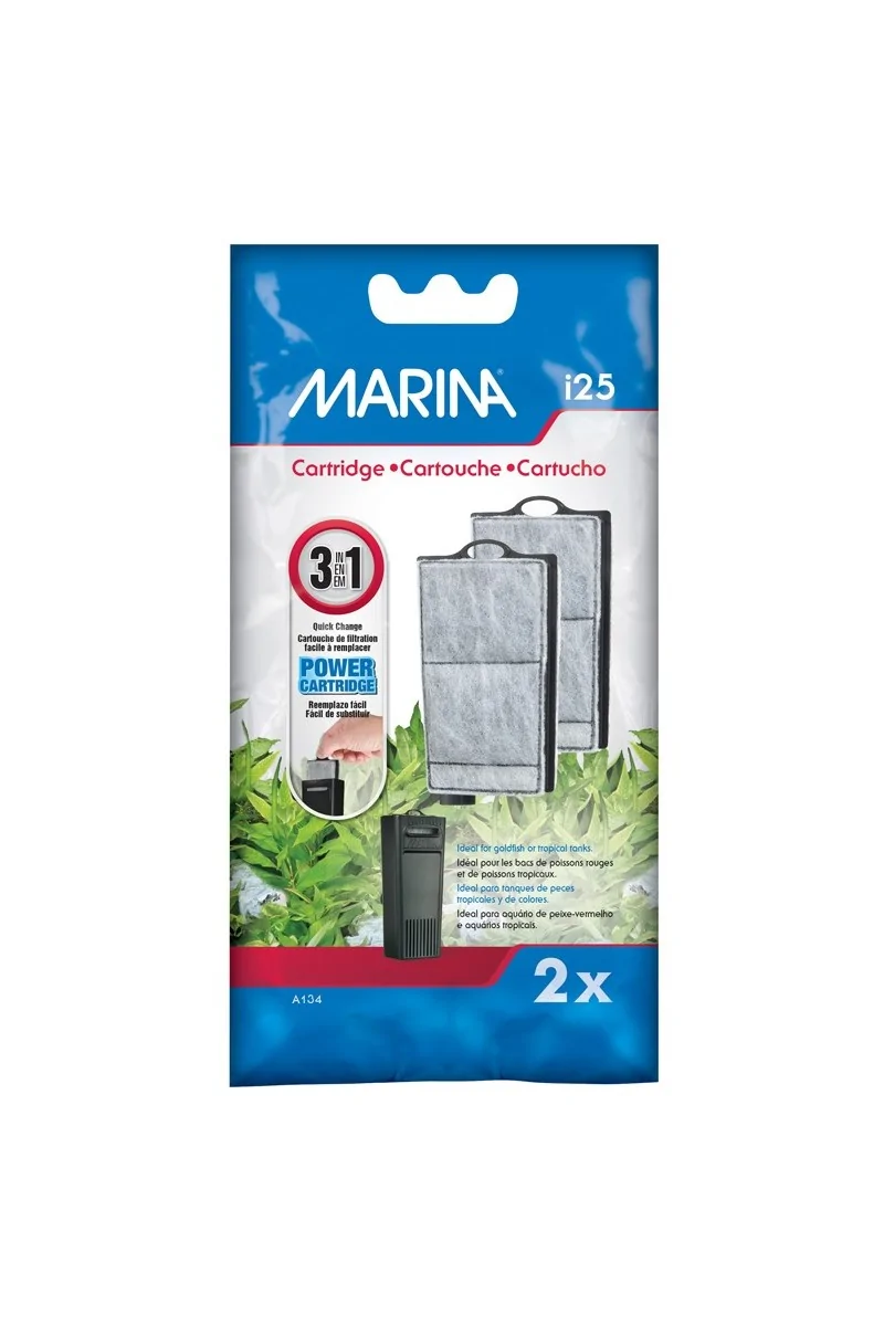 Filtros Acuarío Marina I25 Mini Cartucho Filtrante 2Uds