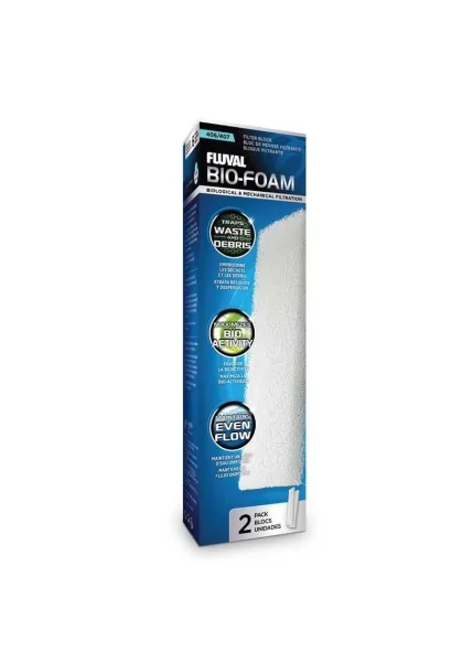 Filtros Acuarío Fluval Bio-Foam 407 2Uds