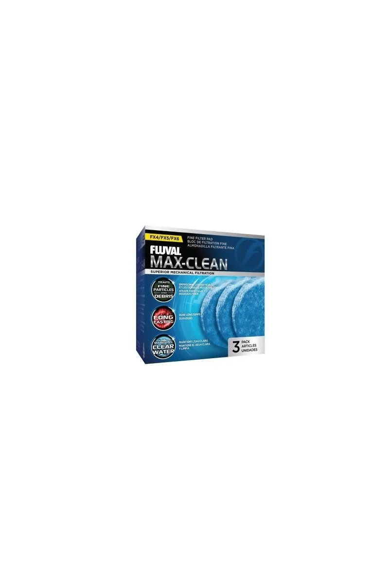 Filtros Acuarío Fluval Max Clean Almohadilla Fina Fx 3Uds