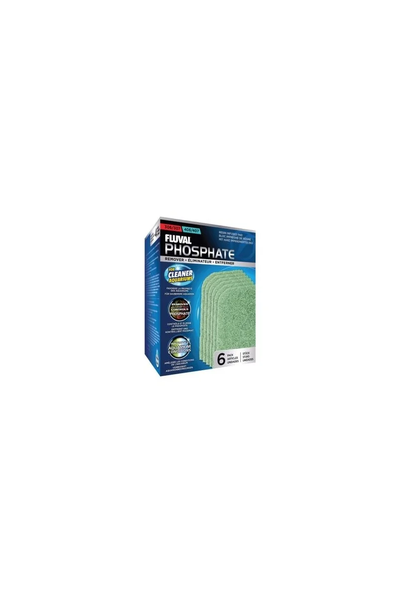 Filtros Acuarío Fluval Almohadilla Elimina Fosfato 307/407 6Uds