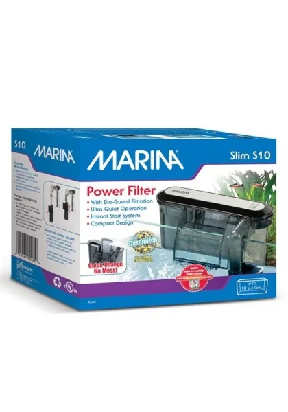 Filtros Acuarío Marina Slim 10 Filtro Mochila 38L