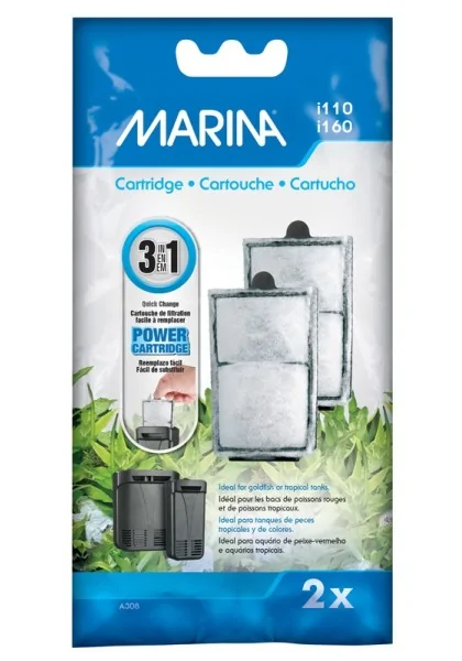 Filtros Acuarío Marina I110/ I160 Cartucho Filtrante 2Uds