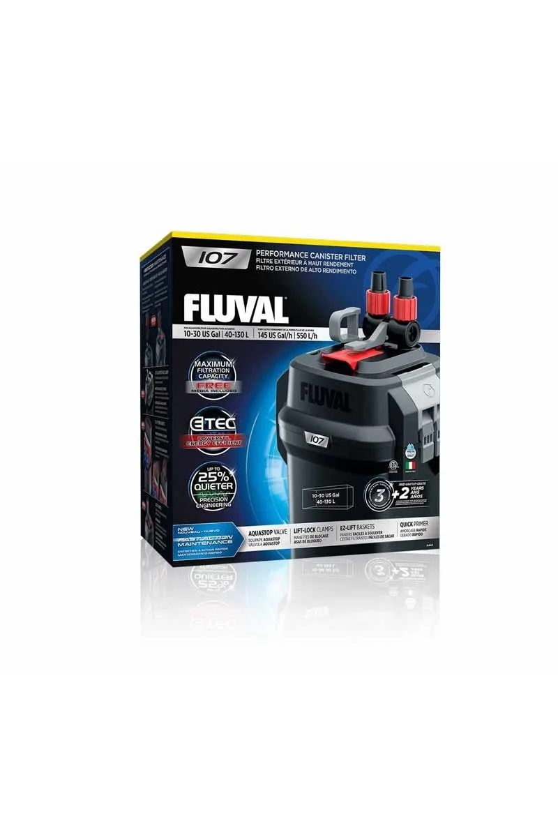 Filtros Acuarío Fluval Filtro Externo 107 130L