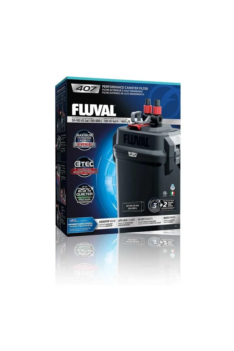 Filtros Acuarío Fluval Filtro Externo 407 500L