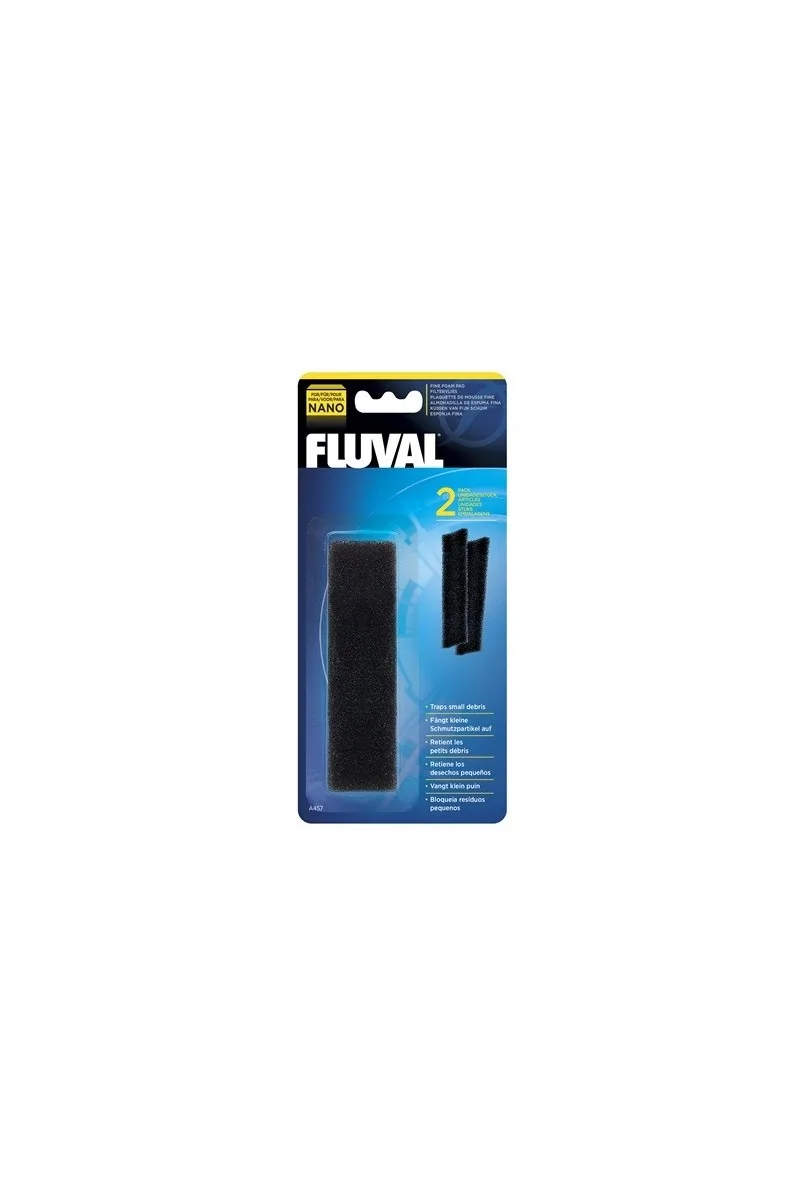 Filtros Acuarío Fluval Nano Foamex Fino 2Uds